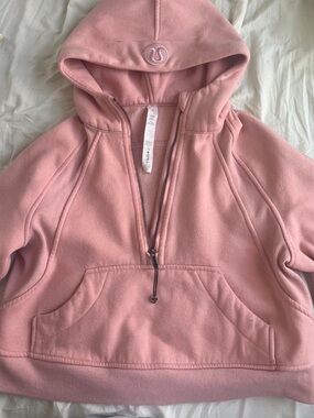 lululemon athletica Pink Half-Zip Hoodie